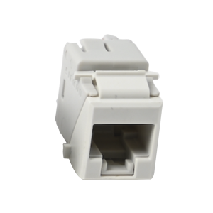 Jack Ultramax Cat6A, UTP, Tipo Keystone, Color Blanco, Punch Down