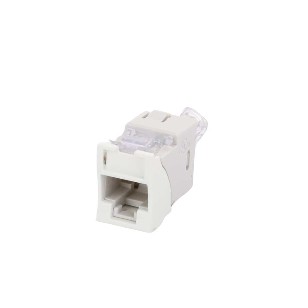 Jack Ultramax Cat6, UTP, Montaje H?brido en Placa de Pared (Plano y Angulado), Color Blanco, Punch Down - Image 4