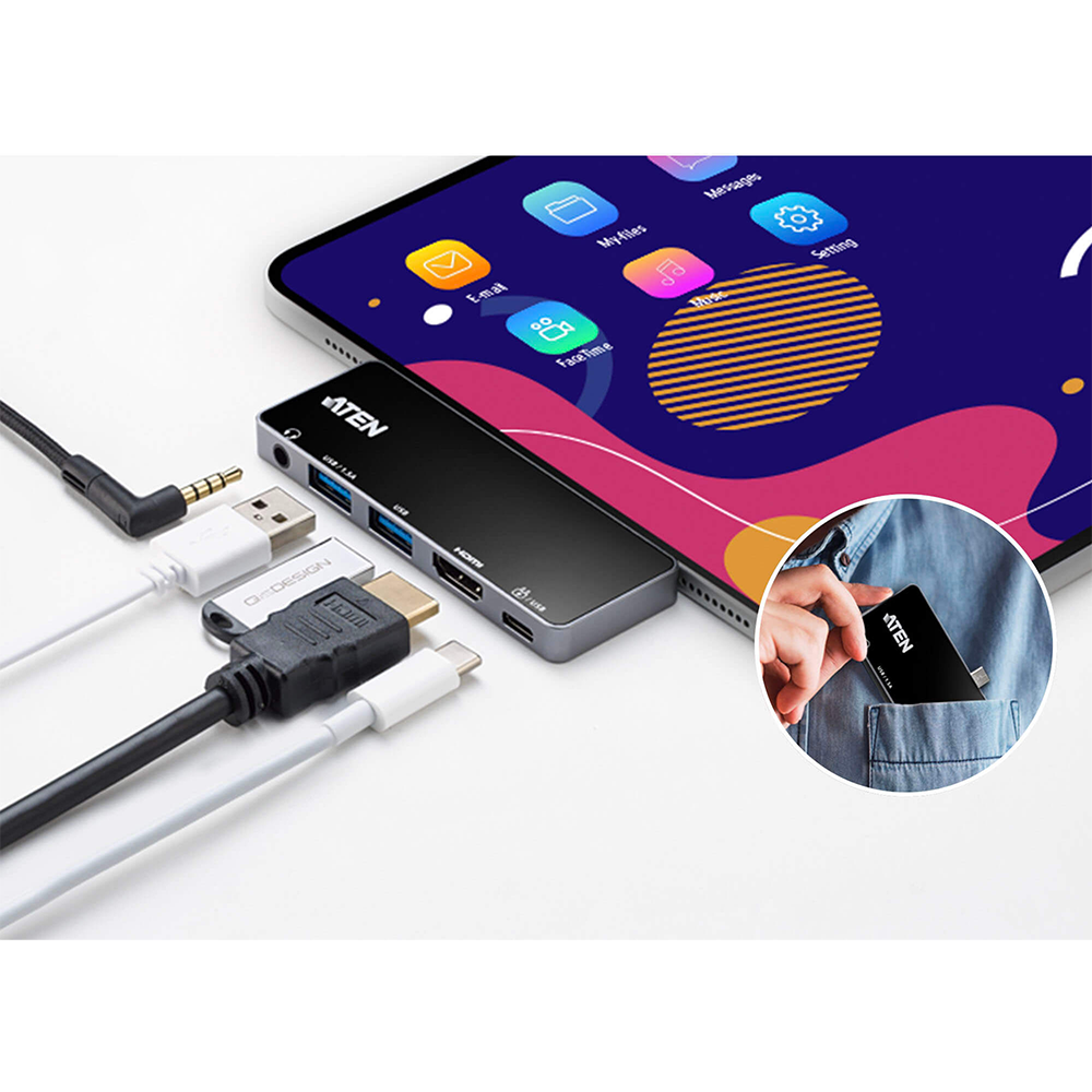 USB-C Travel Dock con Power Pass-Through - Image 5