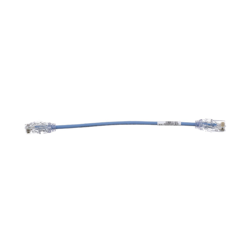 Cable de Parcheo TX6, UTP Cat6, Di?metro Reducido (28AWG), Color Azul, 20 cm (7.87 pulgadas) - Imagen 2