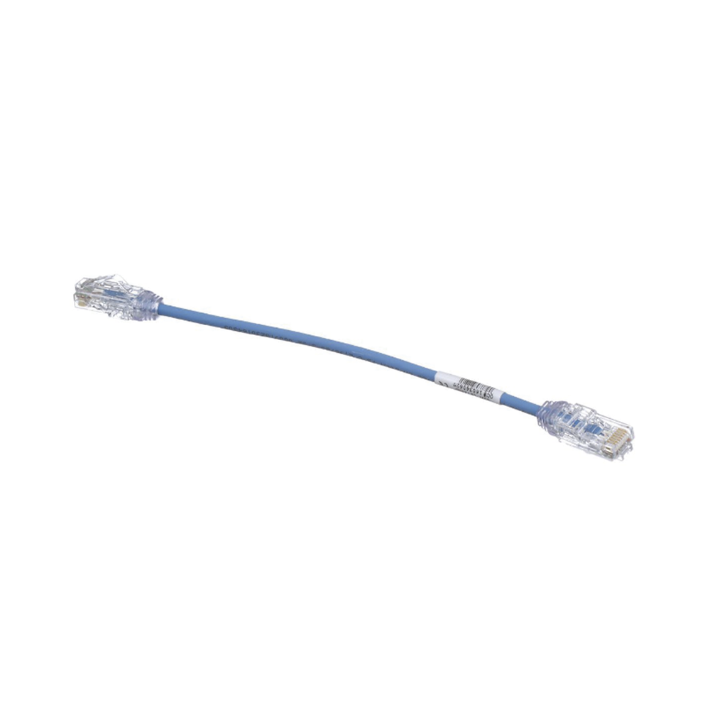 Cable de Parcheo TX6, UTP Cat6, Di?metro Reducido (28AWG), Color Azul, 20 cm (7.87 pulgadas) - Imagen 3