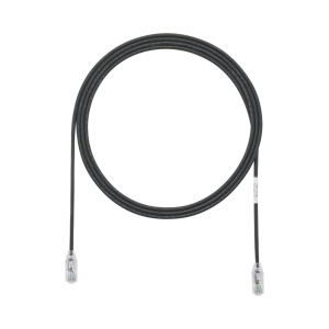 Cable de Parcheo TX6, UTP Cat6, Di?metro Reducido (28AWG), Color Negro, 3.05 Metros (10 Pies)