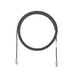 Cable de Parcheo TX6, UTP Cat6, Di?metro Reducido (28AWG), Color Negro, 4.57 Metros (15 Pies)