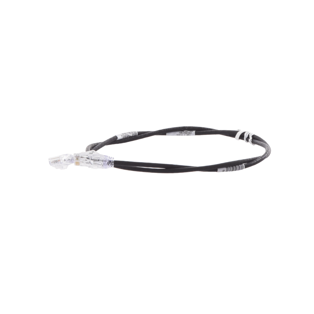 Cable de Parcheo TX6, UTP Cat6, Diámetro Reducido (28AWG), Color Negro, 0.91 Metros (3 Pies) - Image 3