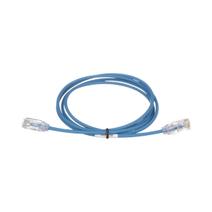 Cable de Parcheo TX6, UTP Cat6, Di?metro Reducido (28AWG), Color Azul, 0.91 metros (3 pies)