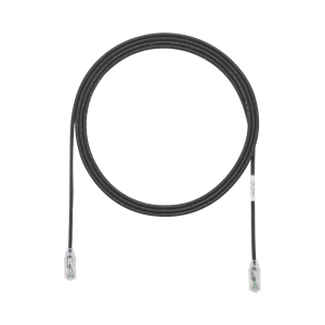 Cable de Parcheo TX6, UTP Cat6, Di?metro Reducido (28AWG), Color Negro, 1.22 Metros (4 Pies)