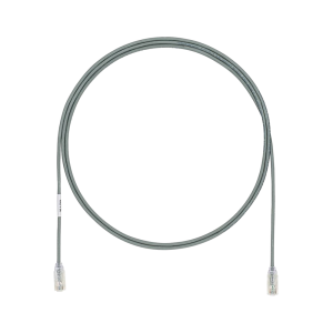 Cable de Parcheo TX6, UTP Cat6, Di?metro Reducido (28AWG), Color Gris, 1.52 Metros (5 Pies)