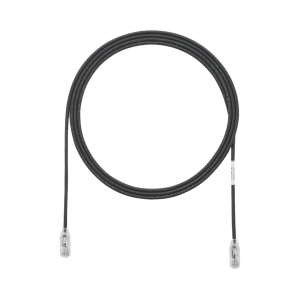 Cable de Parcheo TX6, UTP Cat6, Di?metro Reducido (28AWG), Color Negro, 1.83 Metros (6 Pies)
