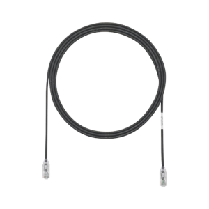 Cable de Parcheo TX6, UTP Cat6, Di?metro Reducido (28AWG), Color Negro, 2.44 Metros (8 Pies)