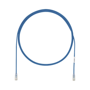 Cable de Parcheo UTP Cat6A, CM/LSZH, Di?metro Reducido (28AWG), Color Azul, 7.92 Metros (26 Pies)