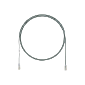 Cable de Parcheo UTP Cat6A, CM/LSZH, Di?metro Reducido (28AWG), Color Gris, 15.24 Metros (50 Pies)