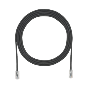 Cable de Parcheo UTP Cat6A, CM/LSZH, Di?metro Reducido (28AWG), Color Negro, 1.52 Metros (5 Pies)