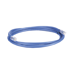 Cable de Parcheo UTP, Cat6A, 24 AWG, CM, Color Azul, 2.13 Metros (7 Pies)