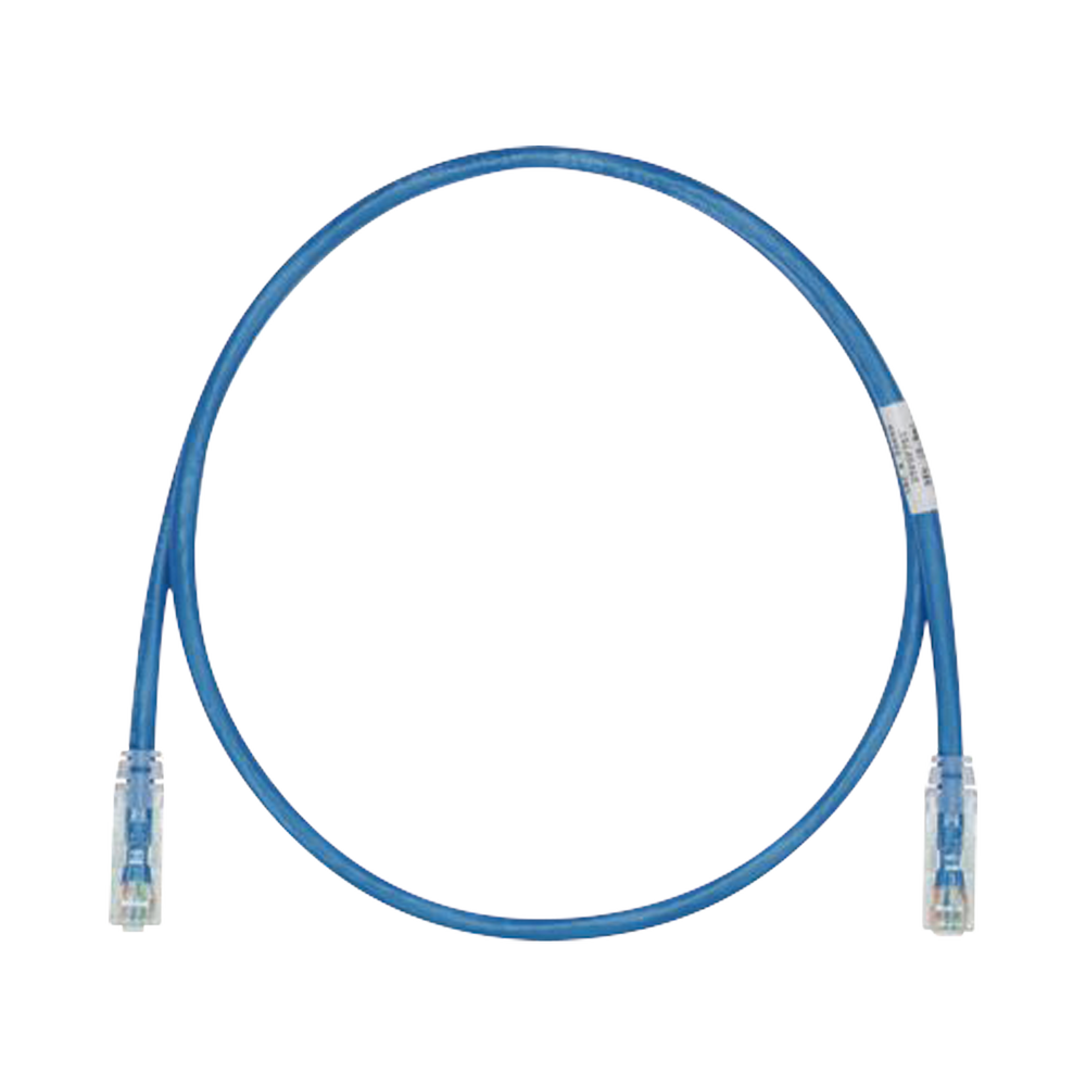Cable de Parcheo TX6, UTP Cat6, 24 AWG, CM, Color Azul, 3.05 Metros (10 Pies)