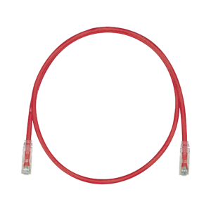 Cable de Parcheo TX6, UTP Cat6, 24 AWG, CM, Color Rojo, 3.05 Metros (10 Pies)