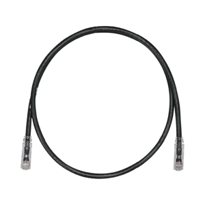 Cable de Parcheo TX6, UTP Cat6, 24 AWG, CM, Color Negro, 0.91 Metros (3 Pies)