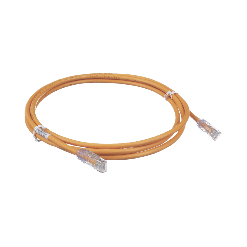 Cable de Parcheo TX6, UTP Cat6, 24 AWG, CM, Color Naranja, 0.91 Metros (3 Pies) - Imagen 2
