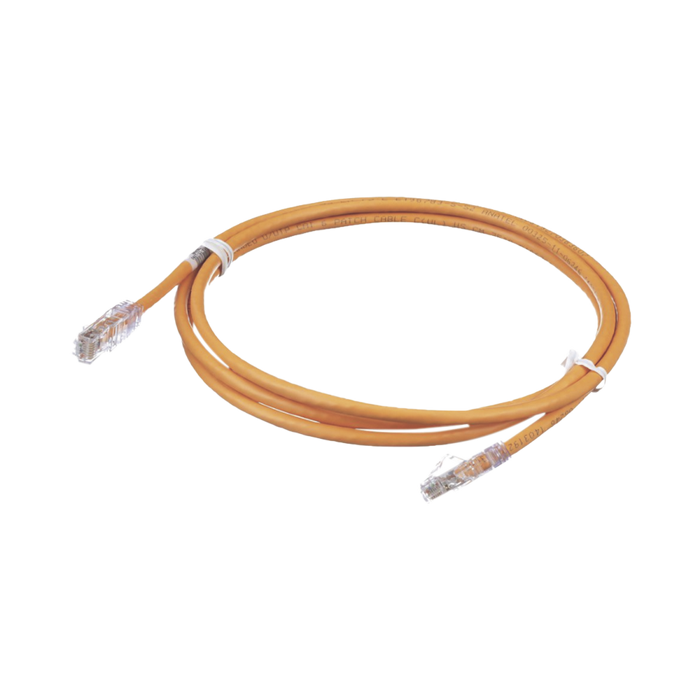 Cable de Parcheo TX6, UTP Cat6, 24 AWG, CM, Color Naranja, 0.91 Metros (3 Pies) - Imagen 3