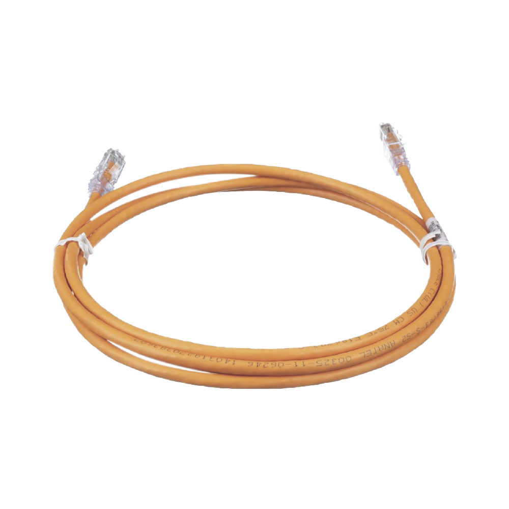 Cable de Parcheo TX6, UTP Cat6, 24 AWG, CM, Color Naranja, 0.91 Metros (3 Pies) - Imagen 4