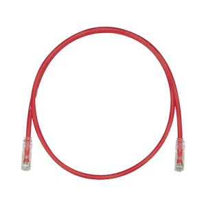 Cable de Parcheo TX6, UTP Cat6, 24 AWG, CM, Color Rojo, 0.91 Metros (3 Pies)
