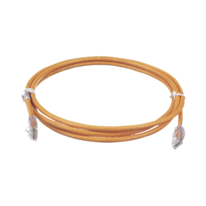 Cable de Parcheo TX6, UTP Cat6, 24 AWG, CM, Color Naranja, 1.52 Metros (5 Pies)