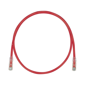 Cable de Parcheo TX6, UTP Cat6, 24 AWG, CM, Color Rojo, 1.52 Metros (5 Pies)