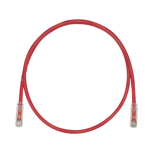 Cable de Parcheo UTP, Cat6A, 24 AWG, CM, Color Rojo, 21.34 Metros (70 Pies)