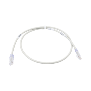 Cable de Parcheo TX6, UTP Cat6, 24 AWG, CM, Color Gris, 2.13 Metros (7 Pies)