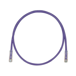 Cable de Parcheo TX6, UTP Cat6, 24 AWG, CM, Color Violeta, 8 Metros (26.25 Pies)