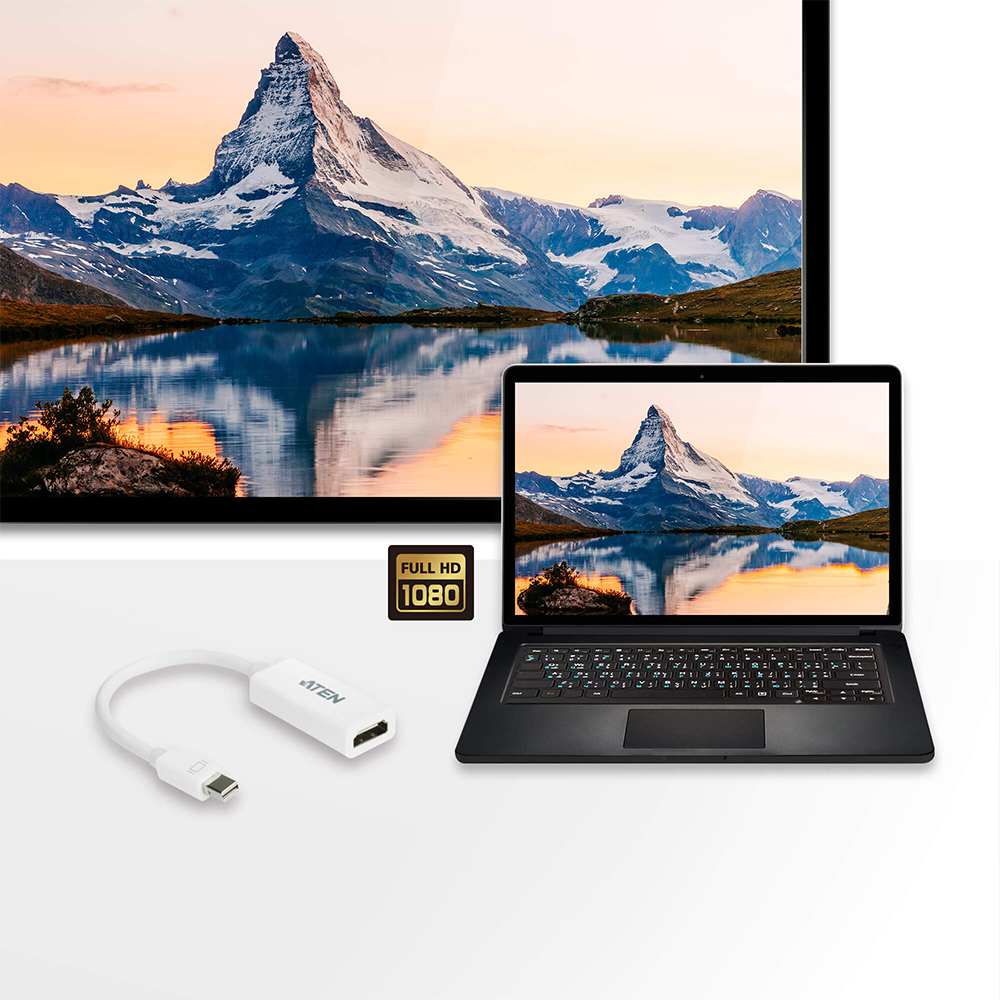Adaptador de Mini DisplayPort a HDMI | Compatible con productos Macintosh | Admite sonido Dolby True HD y DTS HD Master Audio | - Image 2