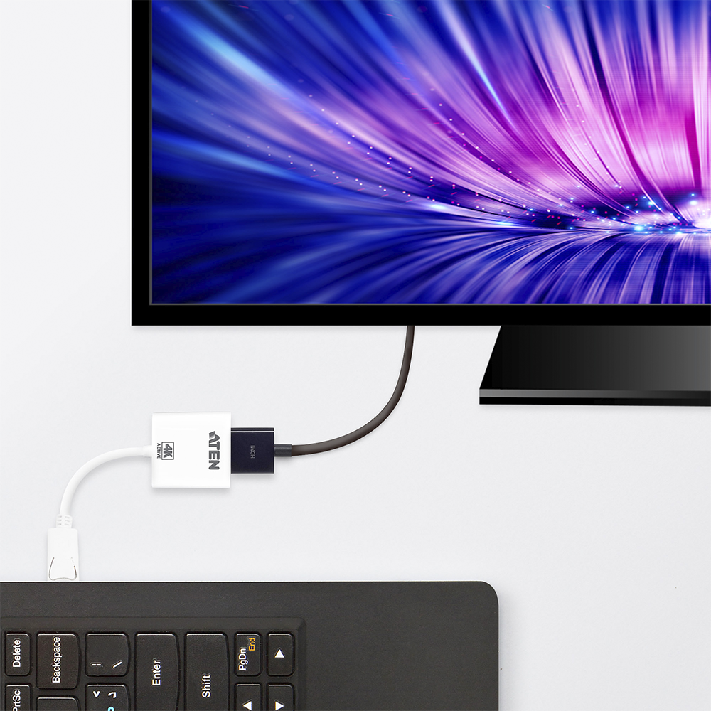 Adaptador activo de DisplayPort a HDMI | 4K | Compatible con audio | - Image 3