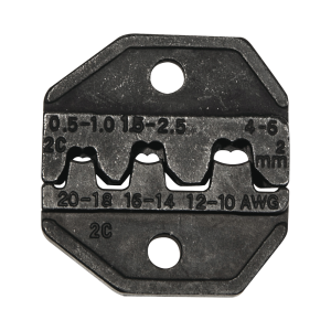 Matriz Ponchadora, Terminales  sin Aislamiento o de Cilindro Abierto, 10-20 AWG. Compatible con Pinza Ponchadora VDV200-010