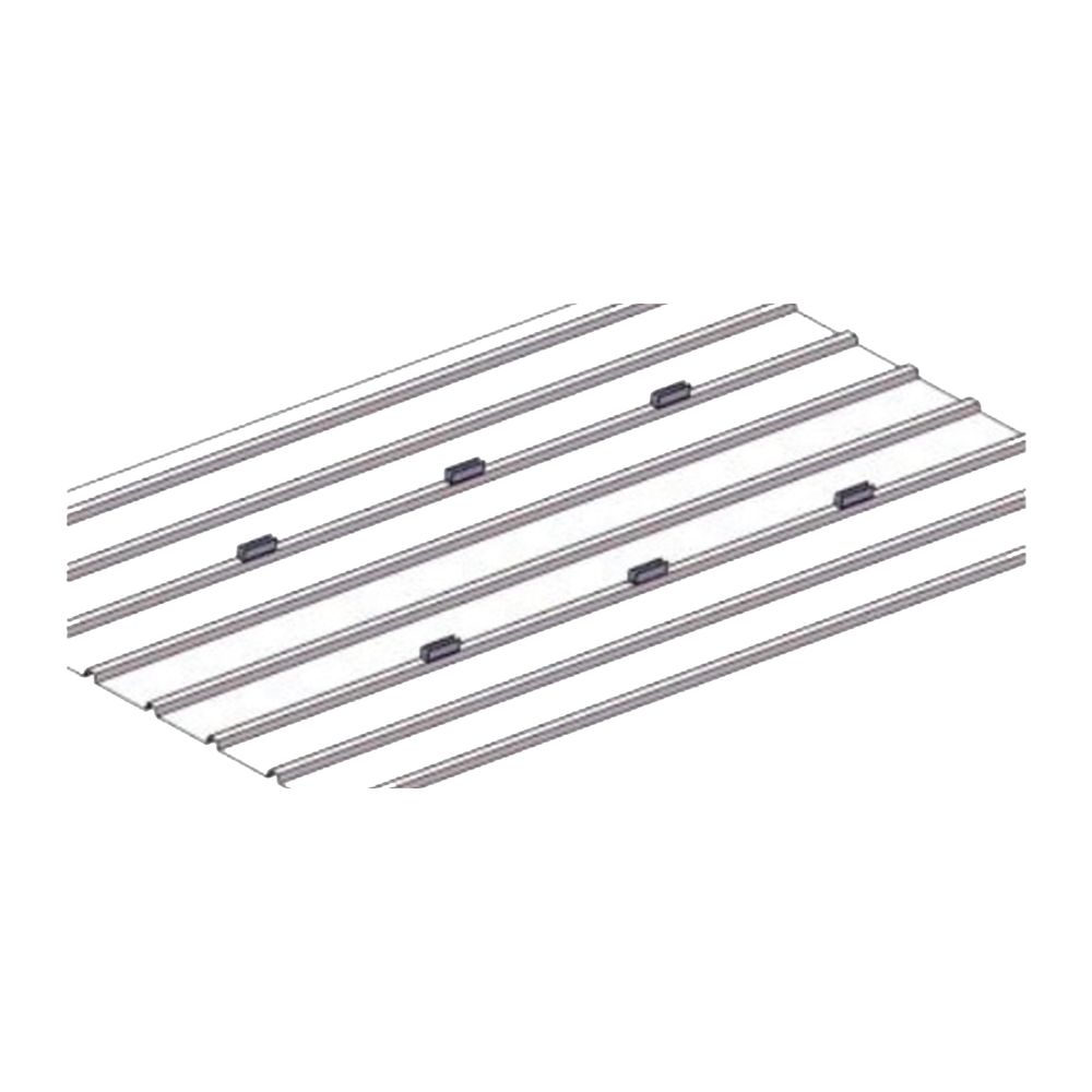 Juego de 2 Mini Rieles De Aluminio para Montaje de Módulos Solares en Techo (Instalación plana 0°). Incluye 4 Tornillos Perforantes. - Image 4