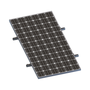 Kit De Minirieles Para Panel Solar Arreglo 1X1 Para Instalación Plano En Lámina