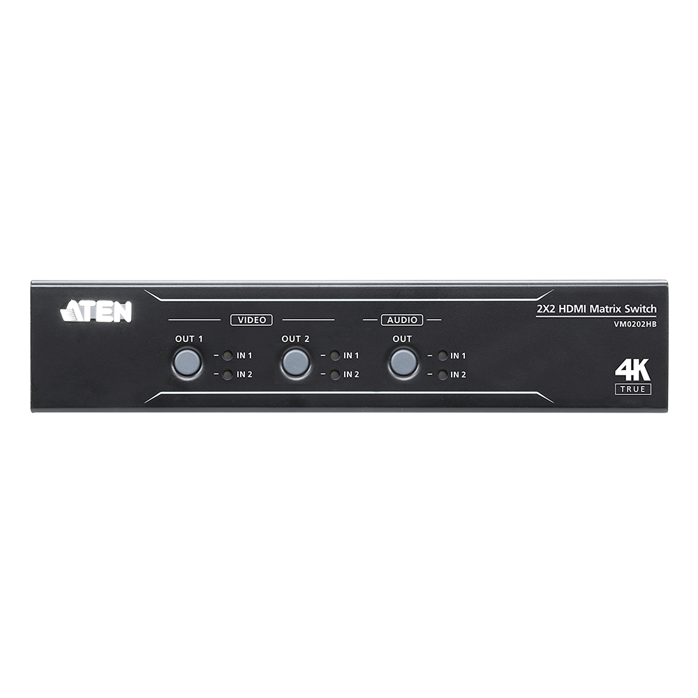 Conmutador matricial HDMI 2 x 2 True 4K con desembebedor de audio - Image 2