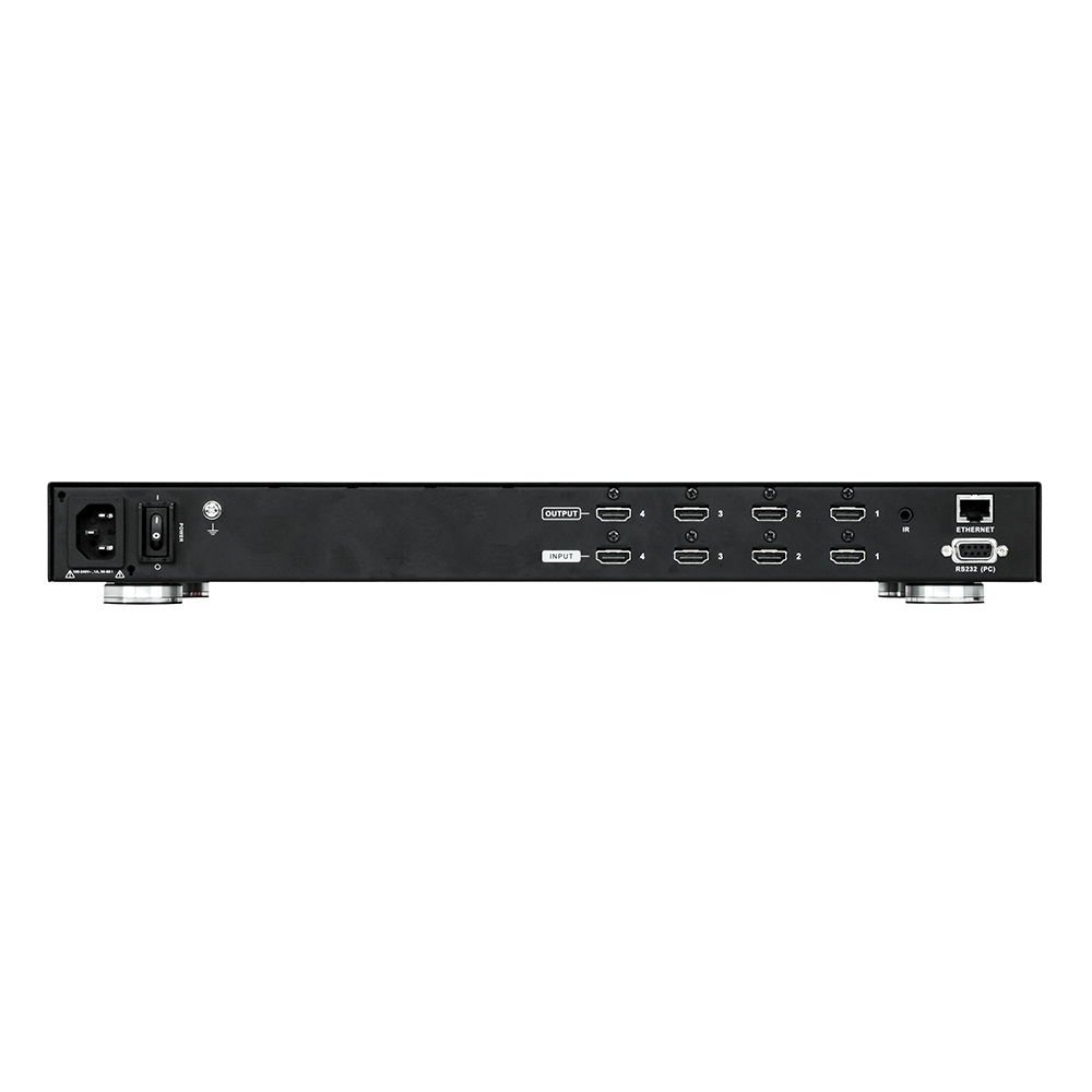SWITCH DE MATRIZ HDMI | 4X4 | CON ESCALADOR | COMPATIBLE CON VIDEOWALL | Seamless Switch™ | IR | RS-232 | ETHERNET - Image 3