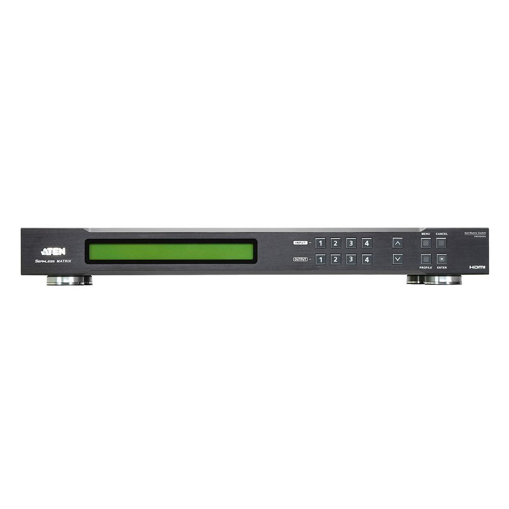 Switch De Matriz Hdmi | 4x4 | Con Escalador | Compatible Con Videowall | Seamless Switch™ | IR | RS-232 | Ethernet | Salida de Audio - Image 2
