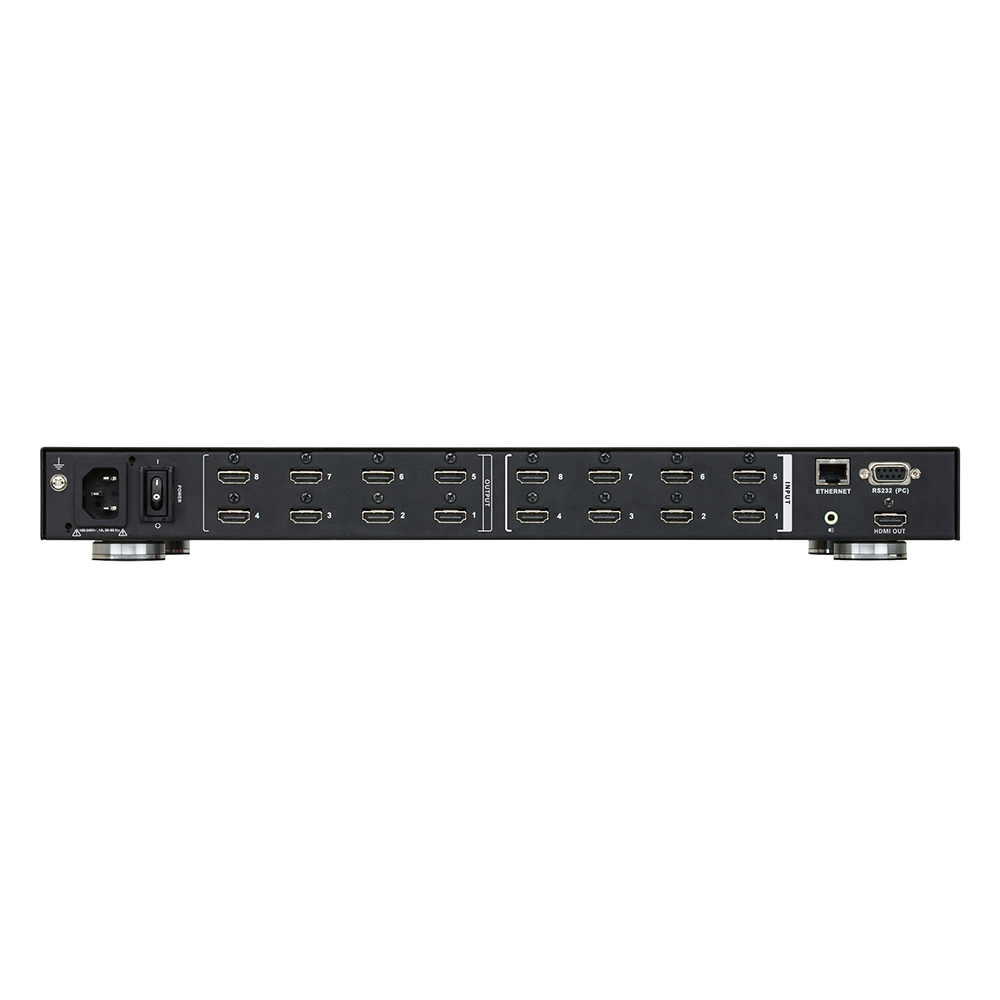 Switch De Matriz Hdmi | 8x8 | Con Escalador | Compatible Con Videowall | Seamless Switch™ | IR | RS-232 | Ethernet | Salida de Audio - Image 3