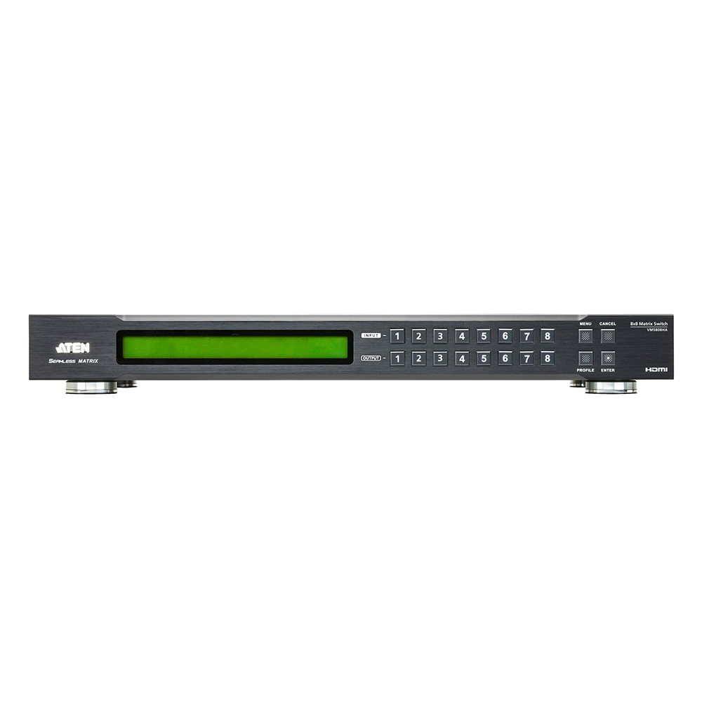 Switch De Matriz Hdmi | 8x8 | Con Escalador | Compatible Con Videowall | Seamless Switch™ | IR | RS-232 | Ethernet | Salida de Audio - Image 2