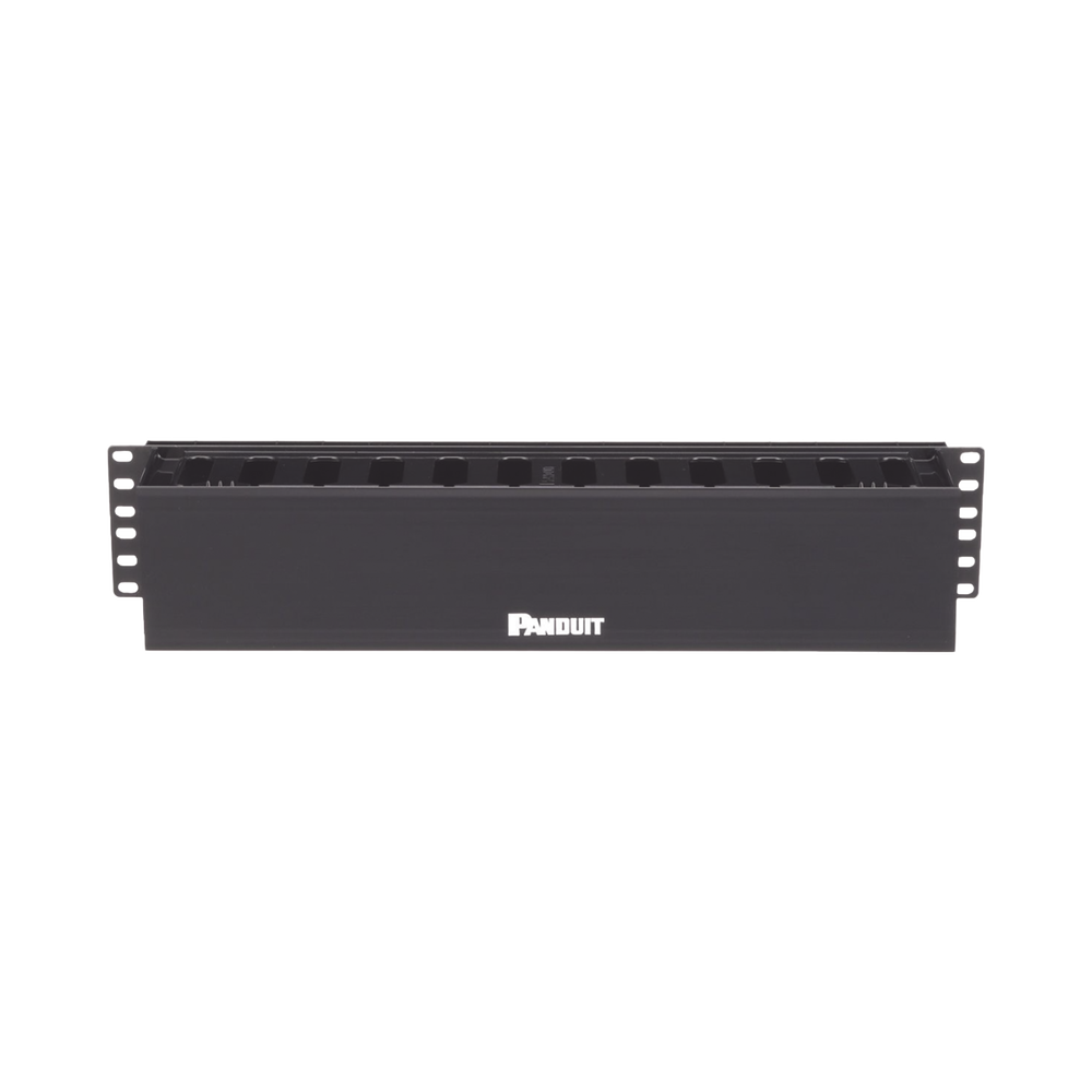 Organizador de Cables Horizontal PatchLink, Sencillo (Solo Frontal), Para Rack de 19in, 2UR - Image 3