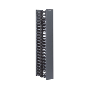 Organizador Vertical NetRunner, Doble (Frontal y Posterior), de 22.5 UR, 4.9in de Ancho, Color Negro
