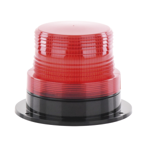 Burbuja Brillante de Larga Vida Útil, con 8 LEDs Color Rojo, Domo Rojo, 110 Vca