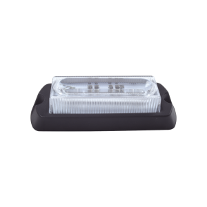 Luz Auxiliar Ultra Brillante X13 de 4 LEDs, Color Azul, con mica transparente