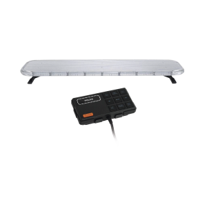 Barra de luces LED de 46" Rojo/Azul/Ambar , De 132 LEDs, Controlador Incluido, Ideal para Equipar Unidades de Seguridad Publica