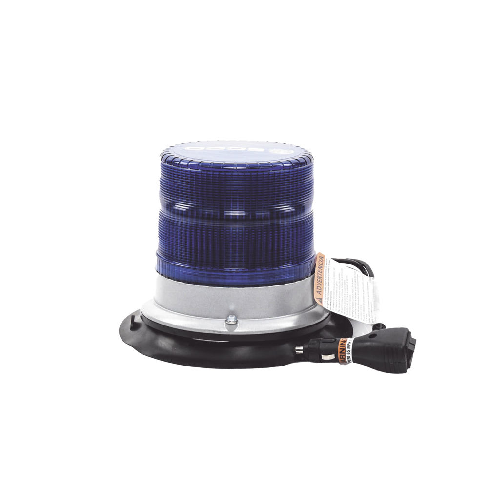 Baliza led pulso, 12-24vdc, 11 patrones de flash, montaje de imán de vacío, azul - Image 4