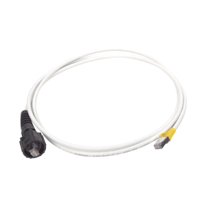 Patch Cord Reforzado Industrial (Ruggedized), Cat6A Blindado S/FTP, CM/LS0H, 1.52 Metros (5 Pies)