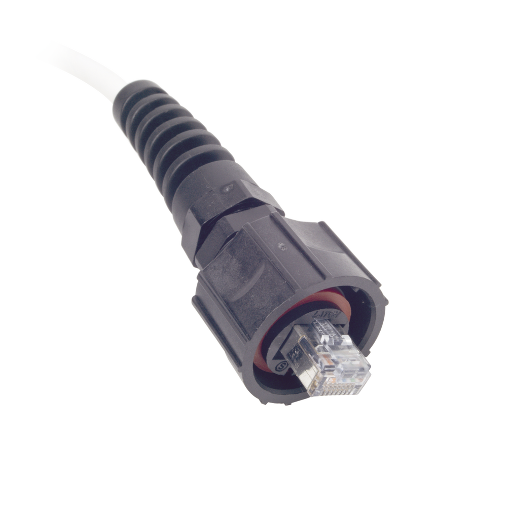 Patch Cord Reforzado Industrial (Ruggedized), Cat6A Blindado S/FTP, CM/LS0H, 2.13 Metros (7 Pies) - Image 3