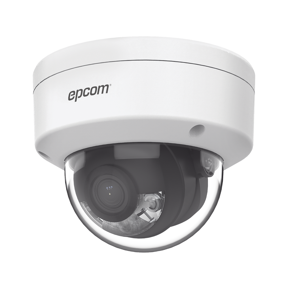 Domo IP 4 Megapixel / Lente 2.8 mm / ACUSENSE / PoE / H.265+ / IP67 / IK08 / WDR 120 dB / Micro SD