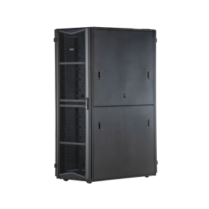 Gabinete FlexFusion para Centros de Datos, 45 UR, 800 mm de Ancho, 1200 mm de Profundidad, Fabricado en Acero, Color Negro