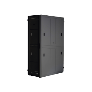 Gabinete FlexFusion™ XGL (Light) para Centros de Datos, 42 UR, 600 mm de Ancho, 1070 mm de Profundidad, Fabricado en Acero, Color Negro